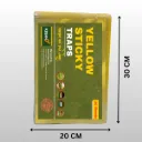 [Pack of 8]Yellow Sticky Traps (Sheets-20 each Packet) – 30x20 CM Large Size | Thrips, Aphids, Whitefly & Mosquito Trap for Farming